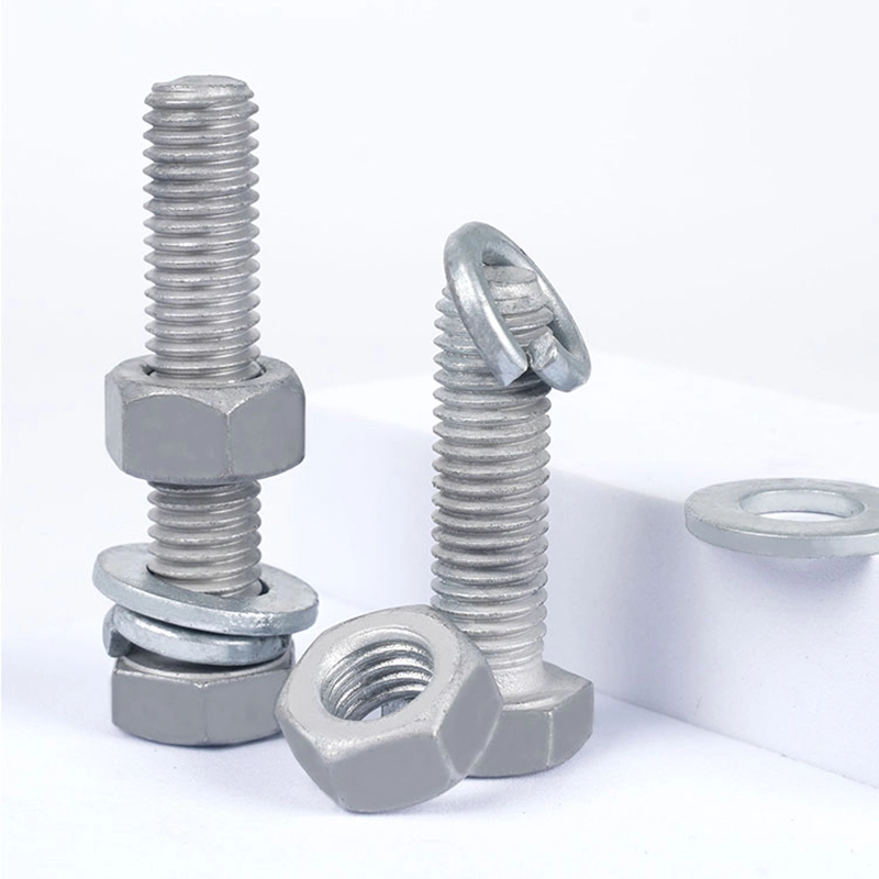 Hot Dip Galvanized Hex Bolt Nut Washer-1